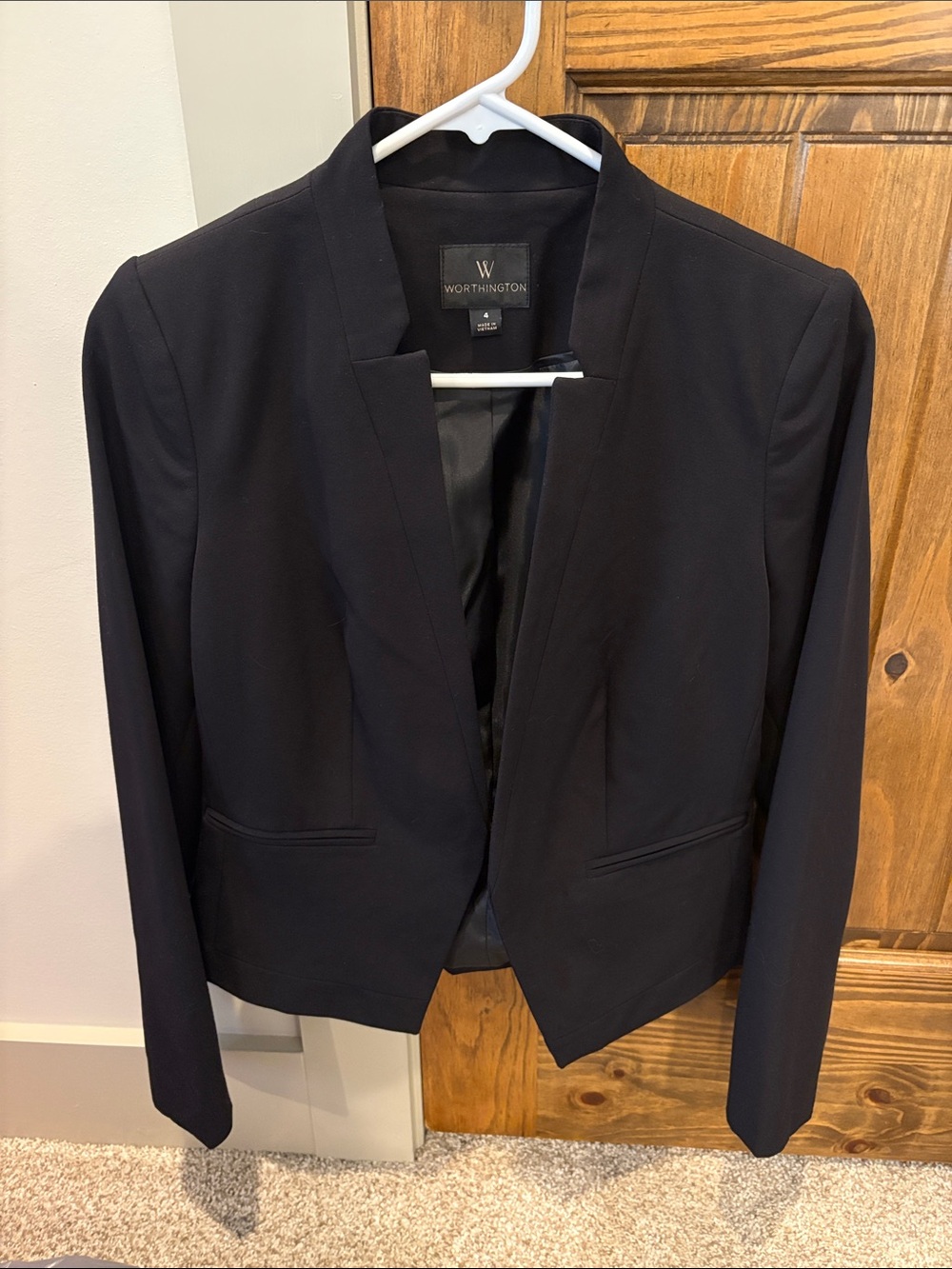 Worthington Black Blazer - Size 4
